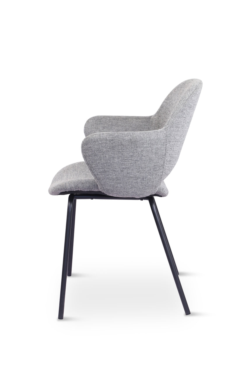 Scaun de dining Rowley, culoare griMobCenter