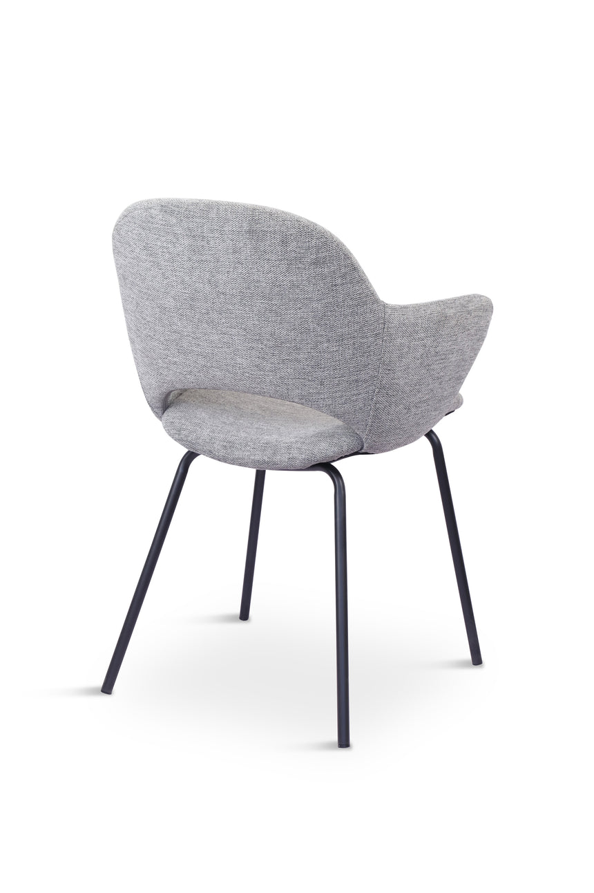 Scaun de dining Rowley, culoare griMobCenter