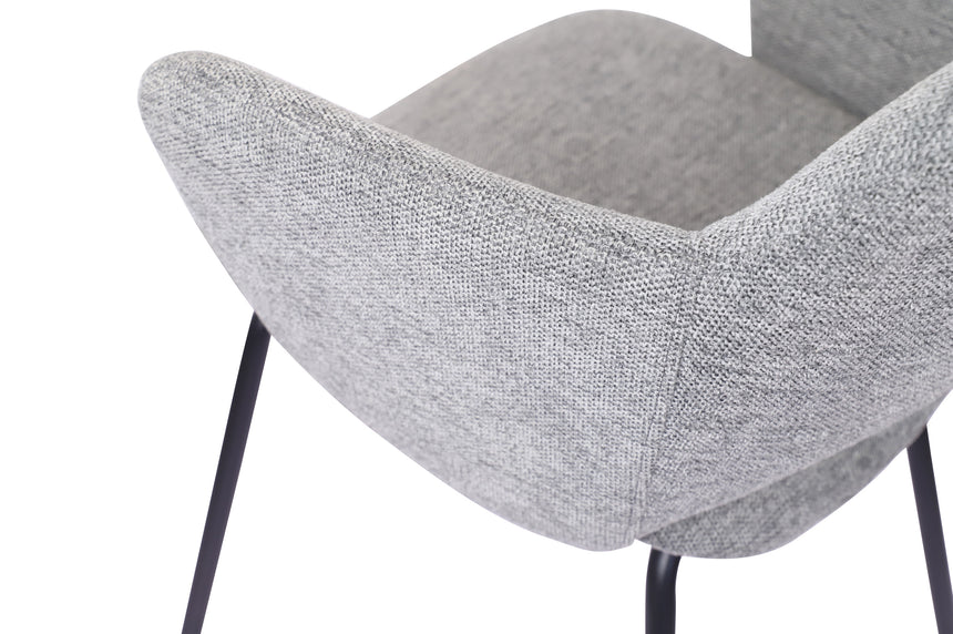 Scaun de dining Rowley, culoare griMobCenter