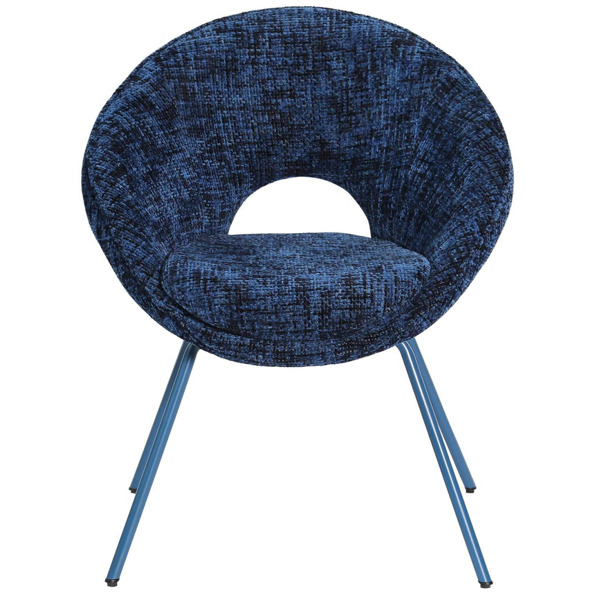 Scaun de dining Samba, în culoare albastruMobCenter