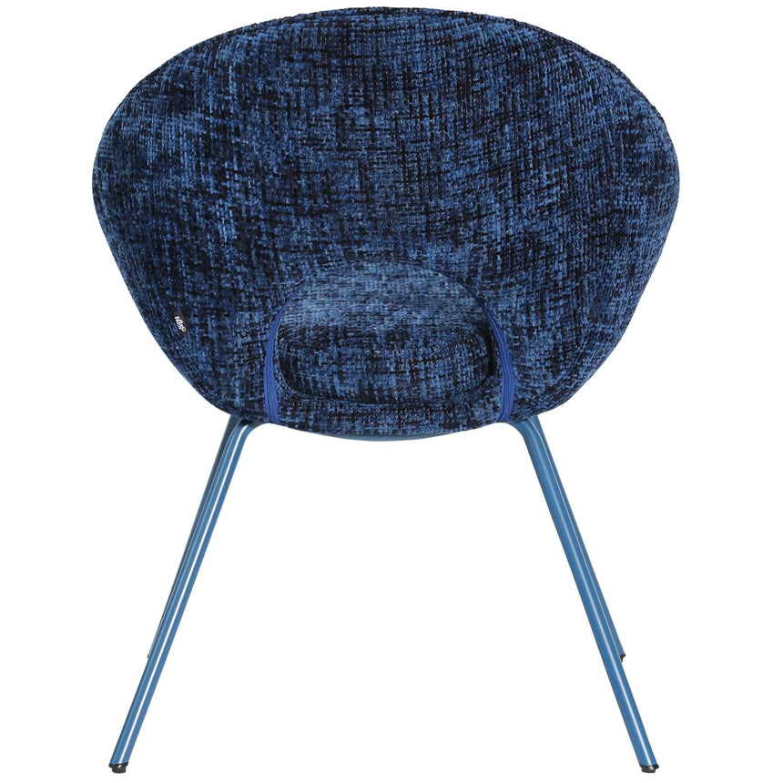 Scaun de dining Samba, în culoare albastruMobCenter