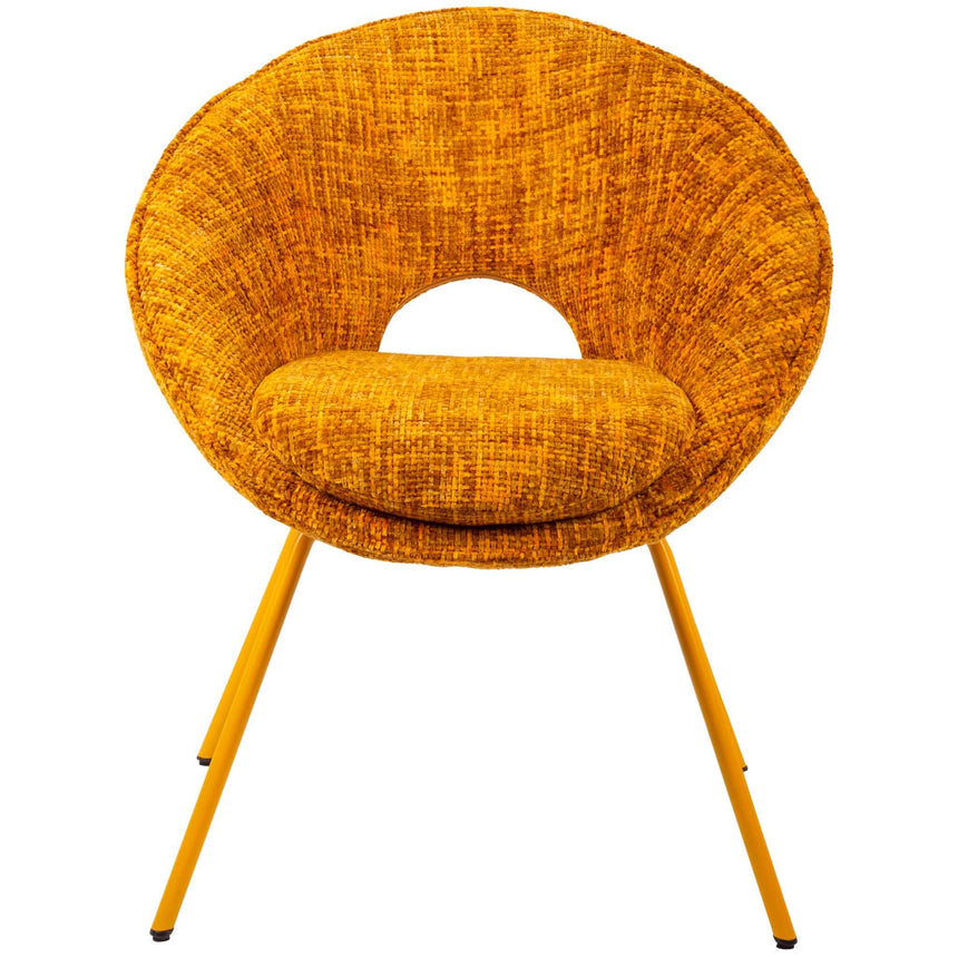 Scaun de dining Samba, în culoare galben ocruMobCenter