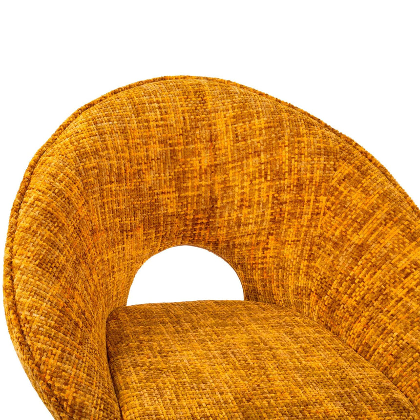 Scaun de dining Samba, în culoare galben ocruMobCenter