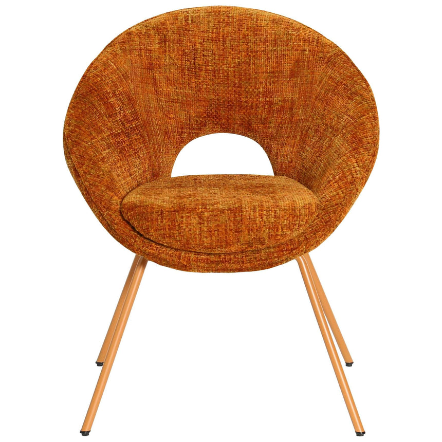 Scaun de dining Samba, în culoare portocalieMobCenter