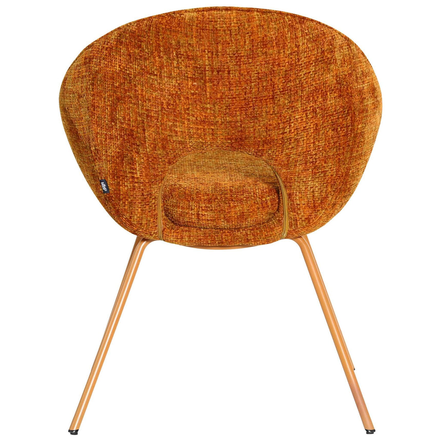 Scaun de dining Samba, în culoare portocalieMobCenter