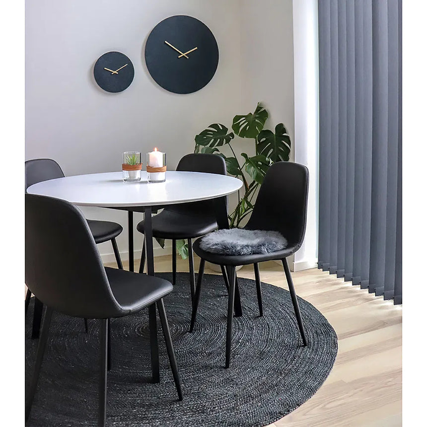 Scaun de dining Stockholm - culoare negruMobCenter
