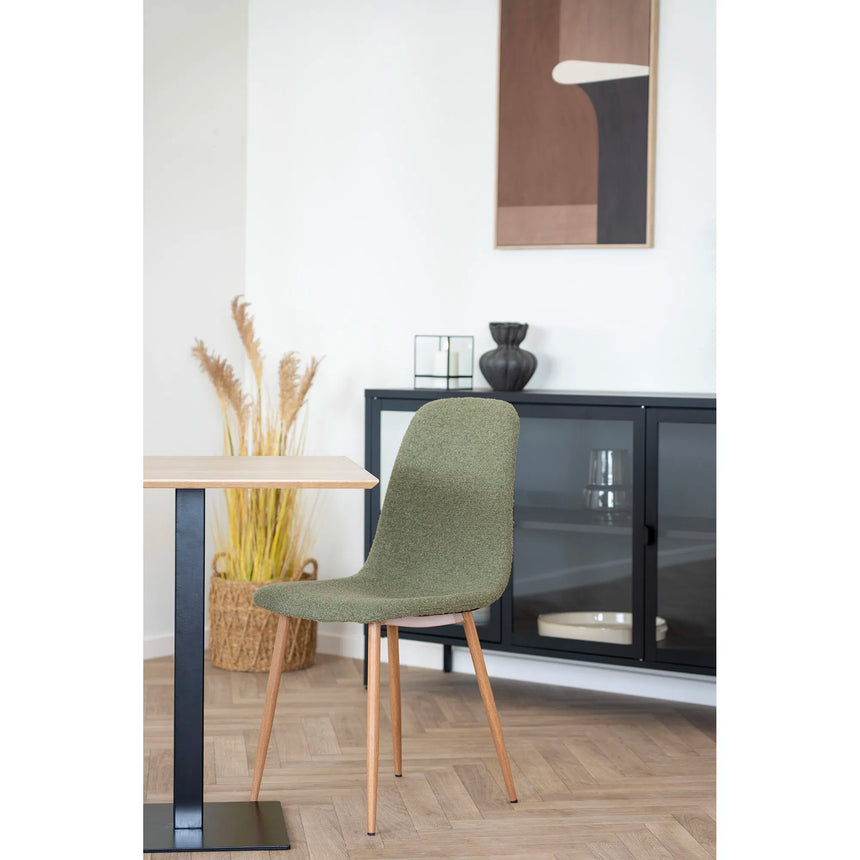 Scaun de dining Stockholm - culoare verdeMobCenter