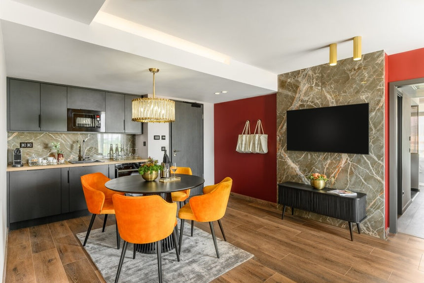 Scaun de dining rezistent Andor I – cu tapițerie la alegereMobCenter