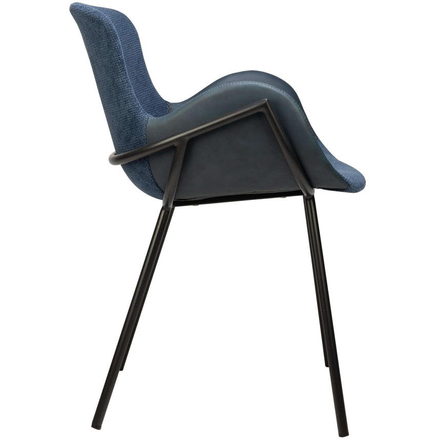 Scaun de restaurant Alya, culoare albastrăMobCenter