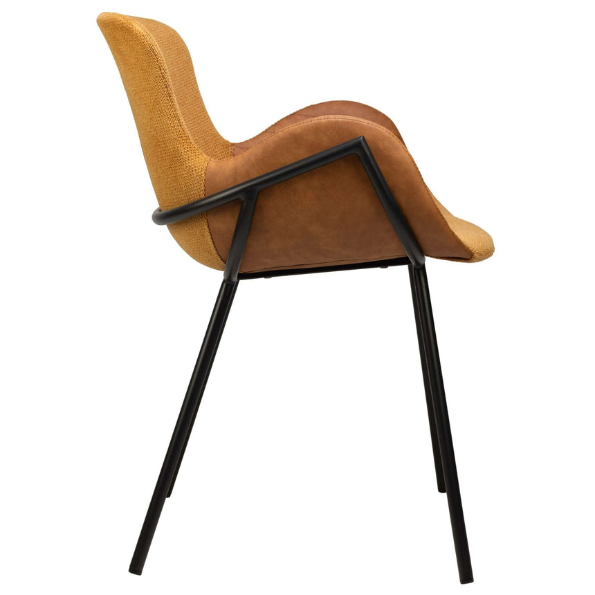 Scaun de restaurant Alya, culoare galbenMobCenter