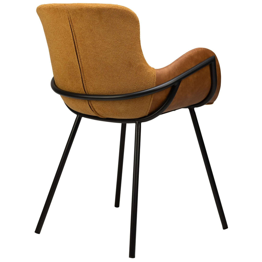 Scaun de restaurant Alya, culoare galbenMobCenter