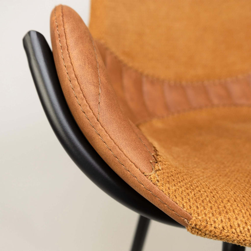 Scaun de restaurant Alya, culoare galbenMobCenter