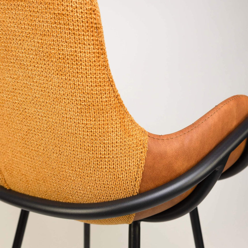 Scaun de restaurant Alya, culoare galbenMobCenter