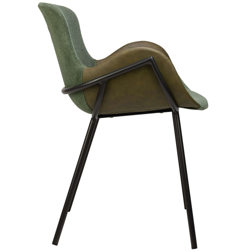 Scaun de restaurant Alya, culoare verdeMobCenter