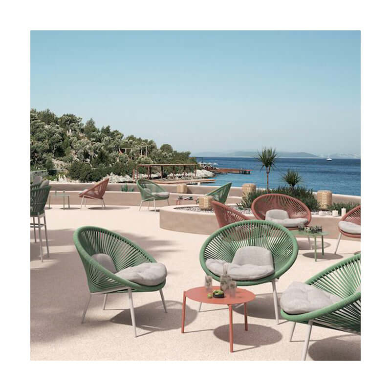 Scaun lounge pentru exterior Nancy antracit – GrattoniMobCenter