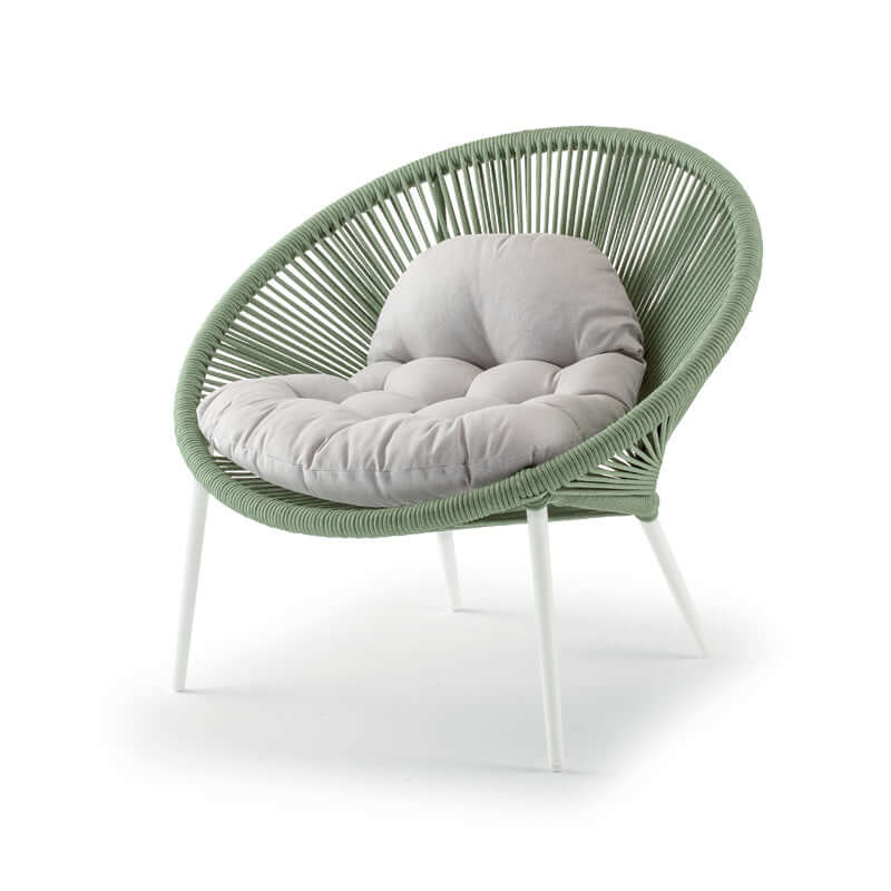 Scaun lounge pentru exterior Nancy verde – GrattoniMobCenter