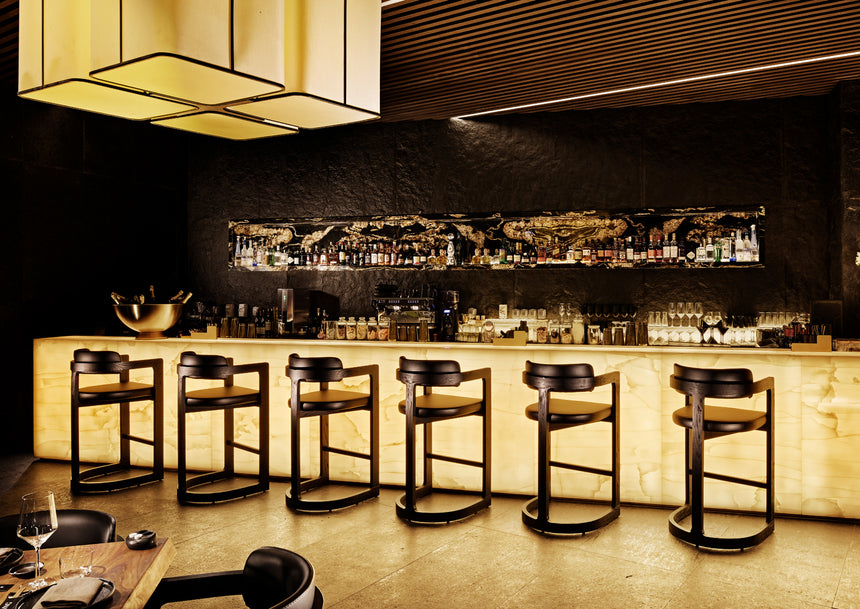 Scaun înalt Kyoto pentru bar și restaurant – HoReCa PremiumMobCenter