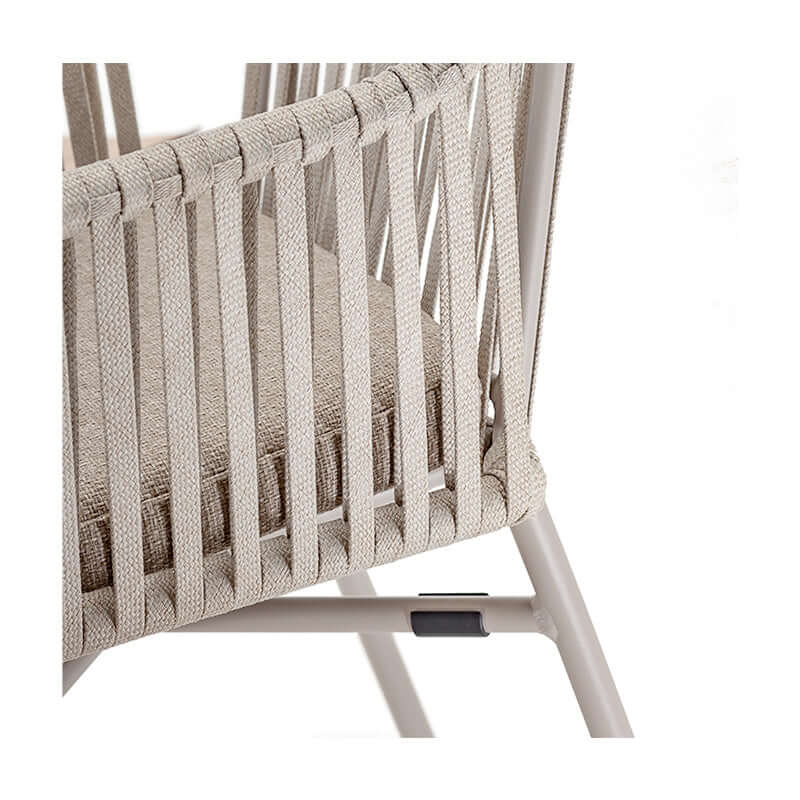 Scaun terasă exterior Beverly nisipiu – GrattoniMobCenter