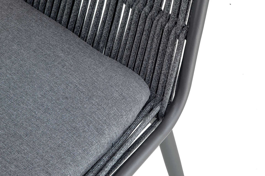 Scaun terasă exterior Como antracit – GrattoniMobCenter