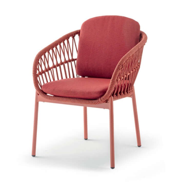Scaun terasă exterior Elba rosu – GrattoniMobCenter