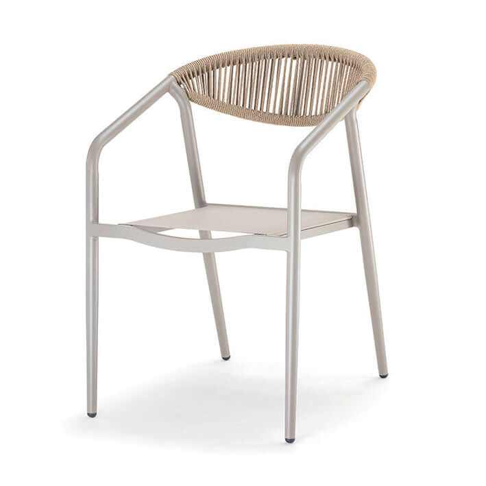 Scaun terasă exterior Maui taupe – GrattoniMobCenter