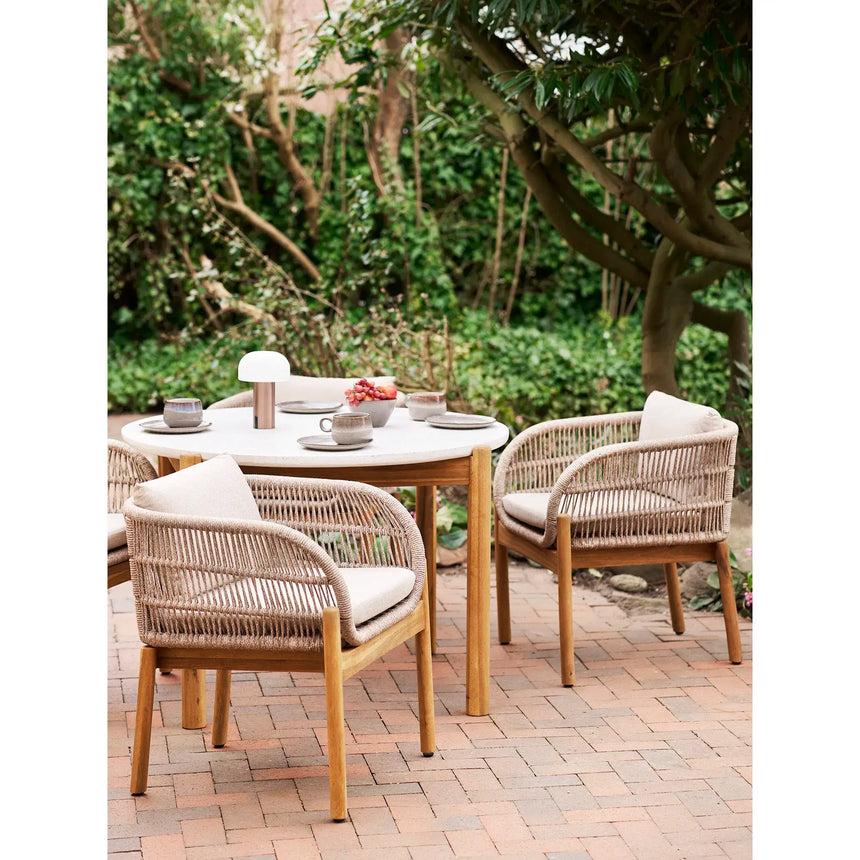 Set de dining de exterior Terracina pentru 4 persoaneMobCenter