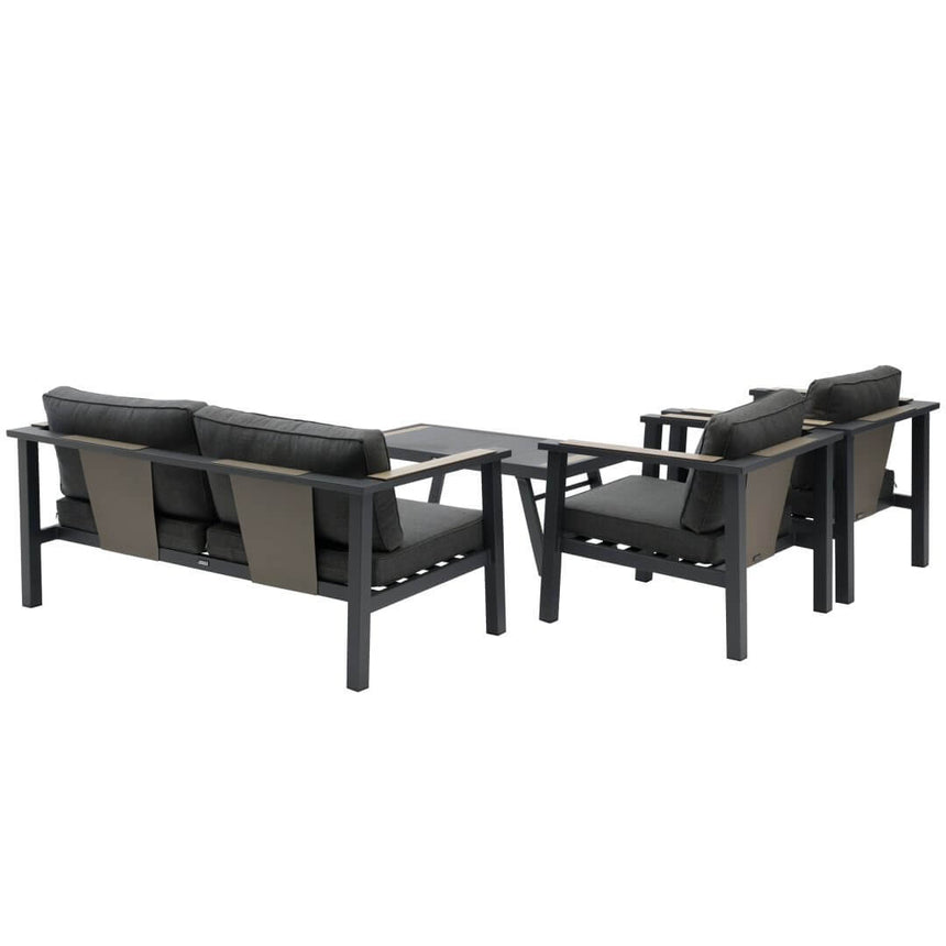 Set lounge de exterior Boulia pentru 4 persoaneMobCenter