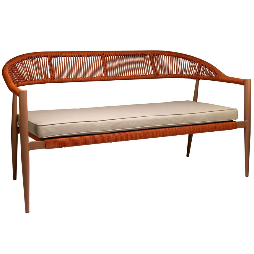 Set lounge de exterior Jonah pentru 4 persoane – portocaliuMobCenter