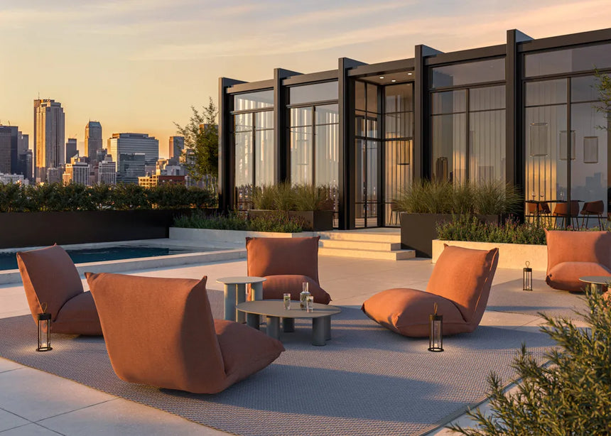 Fotoliu lounge S•CAB Brezza Relax pentru exterior