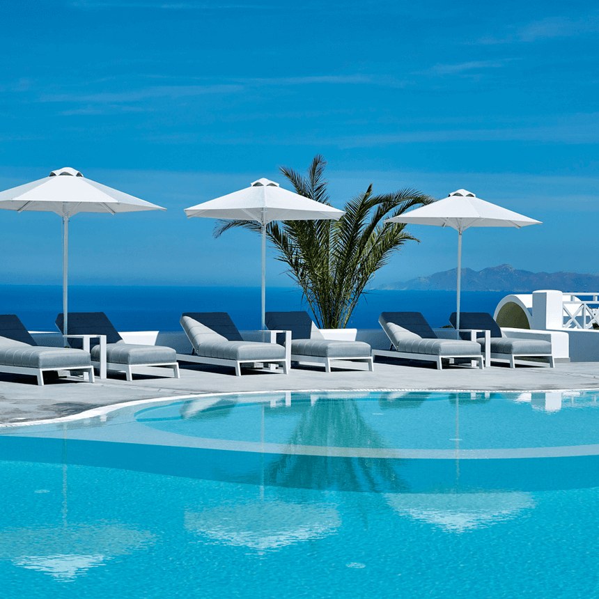 Sezlonguri de gradina Grattoni Bite, culoare albMobCenter