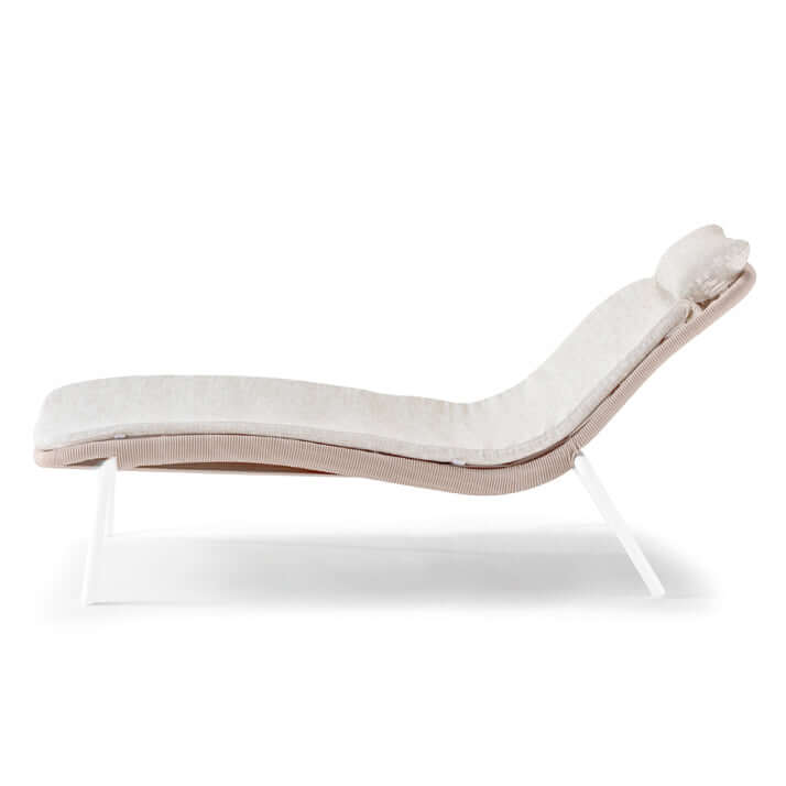 Sezlonguri de gradina Grattoni Leaf - culoare albMobCenter