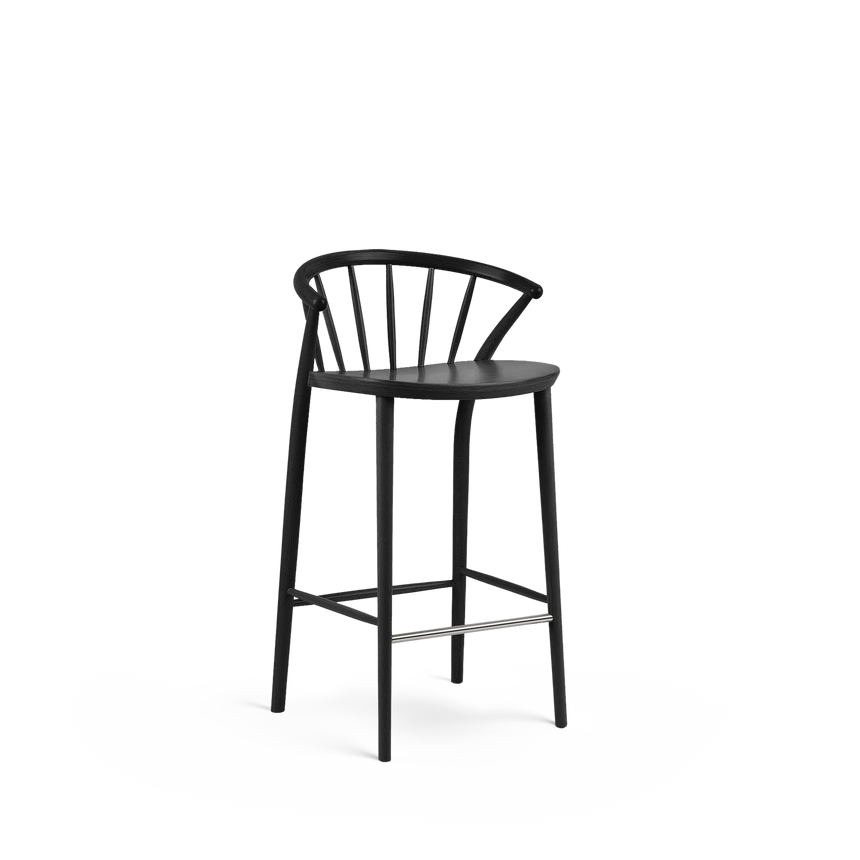 Scaun de bar Paged Sudoku H-9820 cu spătar cu șipci, 68 cm