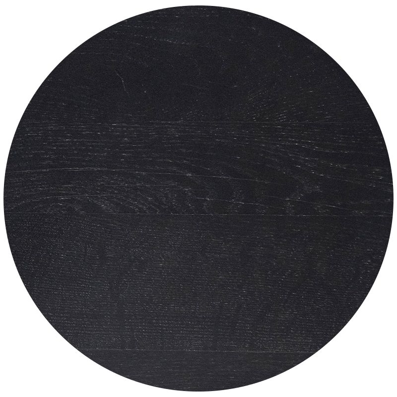 Blat de masă din stejar masiv 40 mm – negru