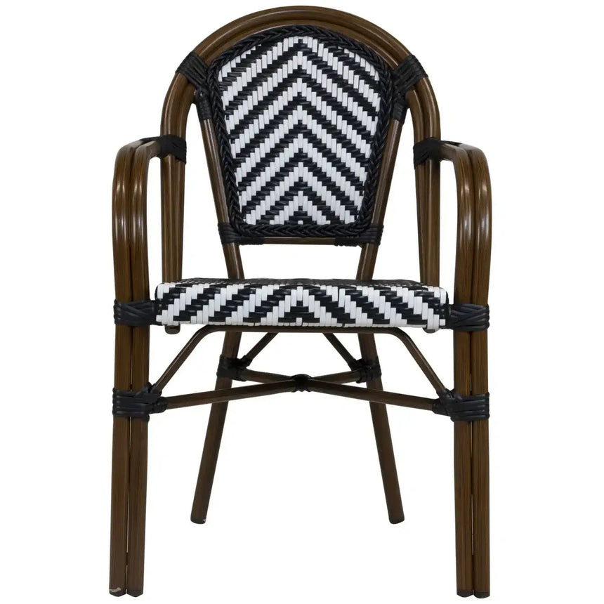 Toby I. scaun de terasa pentru exterior, cu brateMobCenter