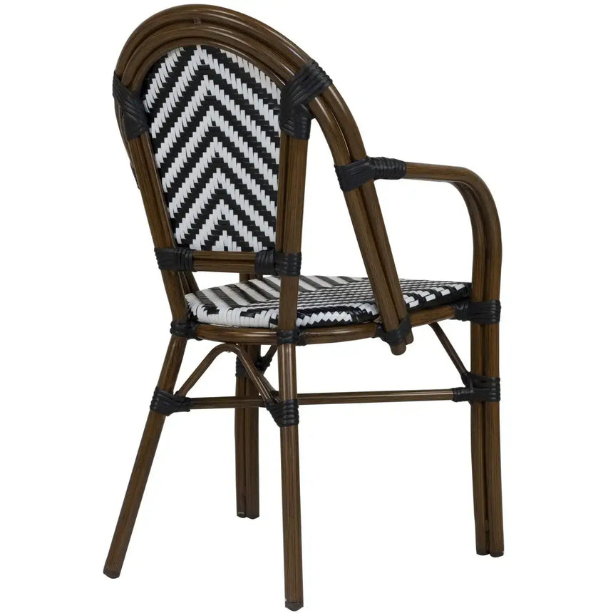 Toby I. scaun de terasa pentru exterior, cu brateMobCenter