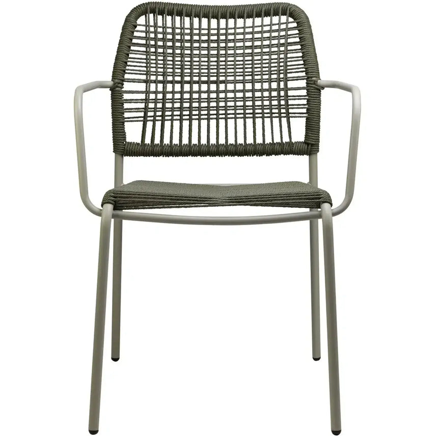 Twist scaun de terasa pentru exterior, culoare verdeMobCenter