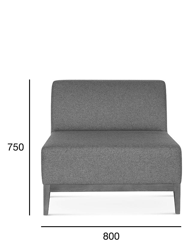 Fotoliu modular Fameg Snug B-1515/2 – conectabil