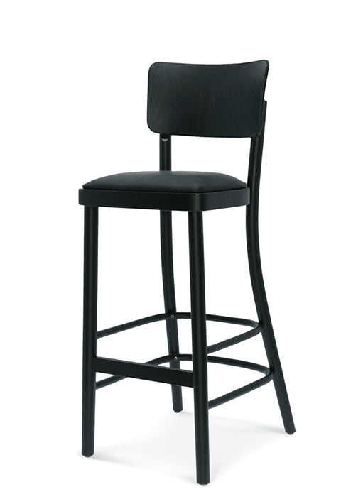Scaun de bar Fameg Novo BST-9610 - spătar din lemn curbat