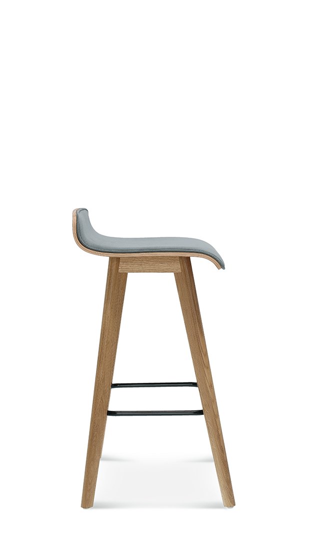 Scaun de bar Fameg Cleo BST-1605 - lemn și tapițat