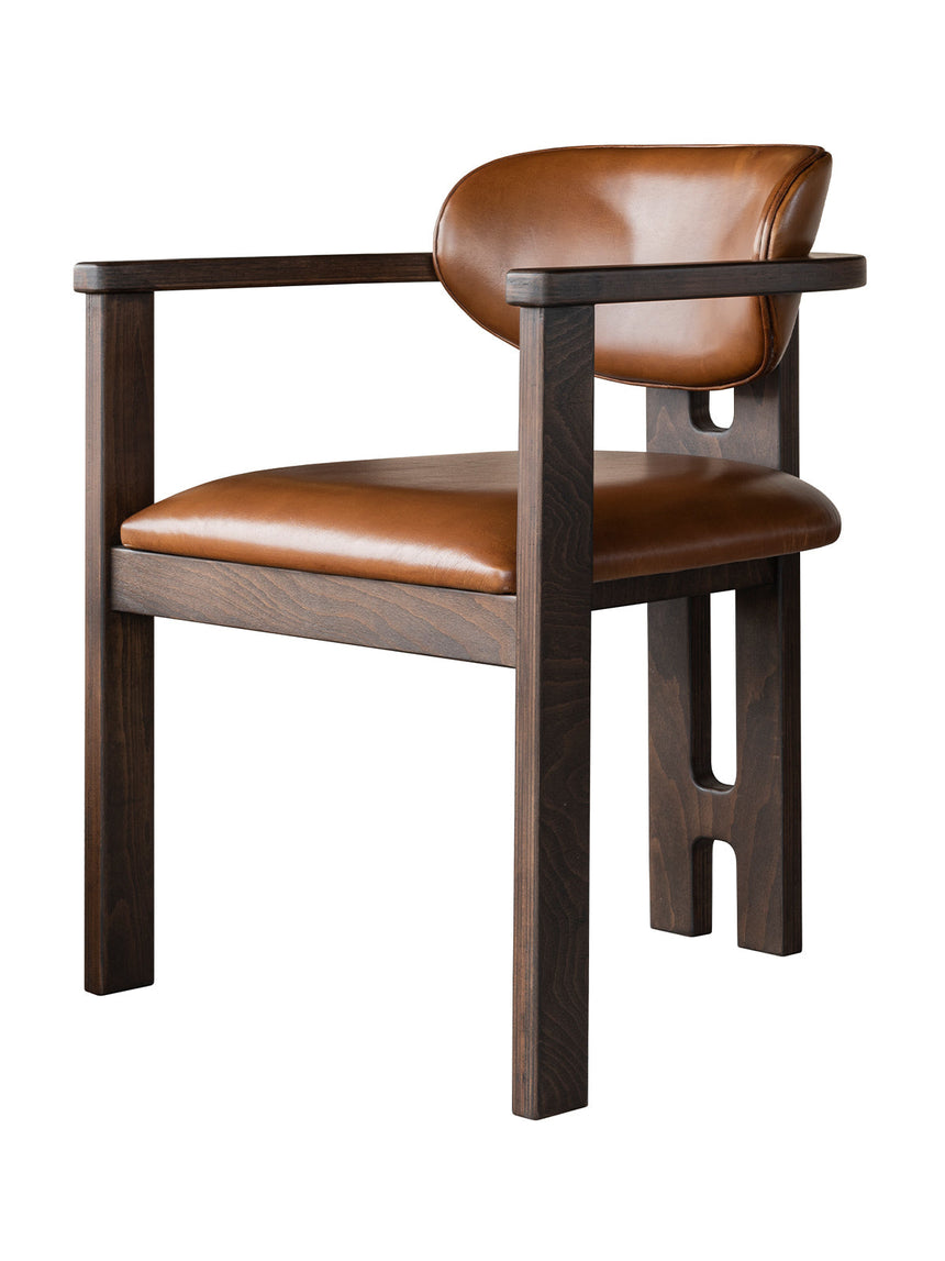 Scaun de restaurant Freja tapițat 62 cm lățime