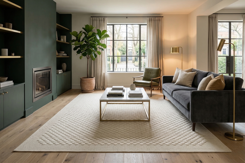 Covor exterior Hexa - design geometric