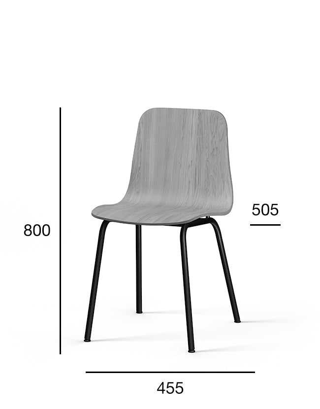 Scaun de restaurant Fameg Hips AM-1802/2 – picioare metal