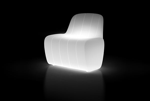 Scaun de terasă Jetlag – modular, cu iluminare
