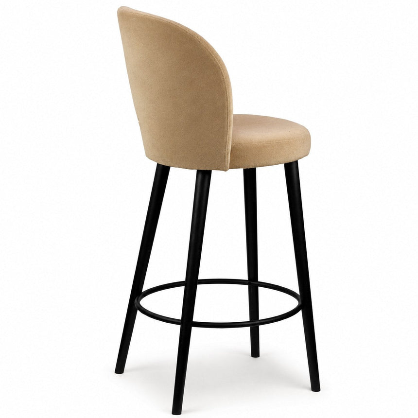 Scaun de bar Kira – înălțime 65/80 cm, suport rotund