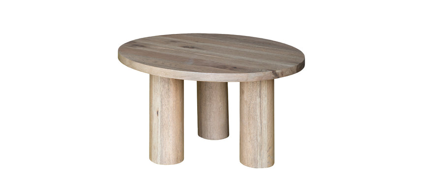 Masă de cafea Kubo M – stejar masiv 70×70 cm