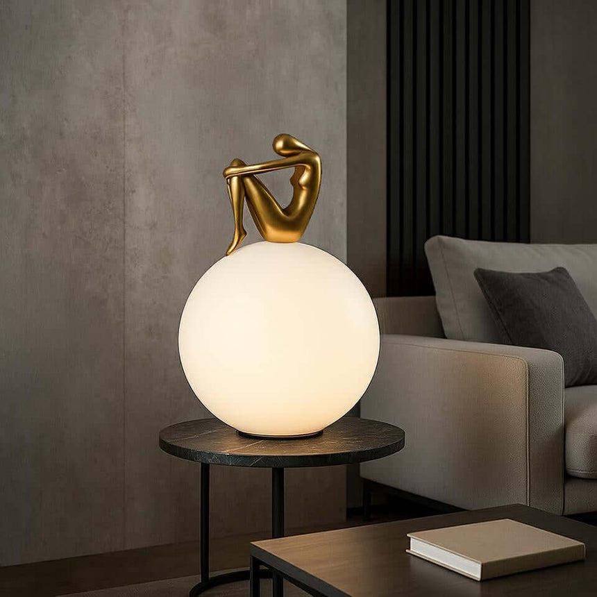 lampă de masă Uomo 35 aurMobCenter