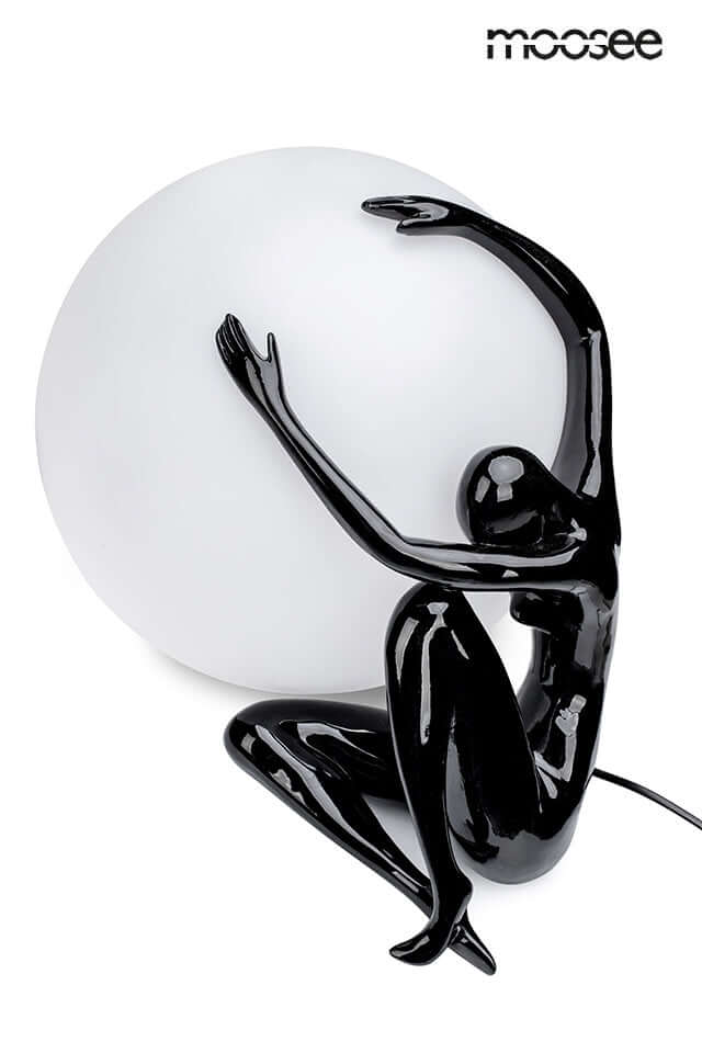 lampă de masă Uomo 50 negruMobCenter