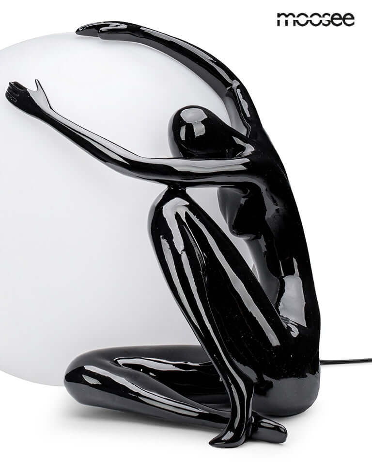 lampă de masă Uomo 50 negruMobCenter