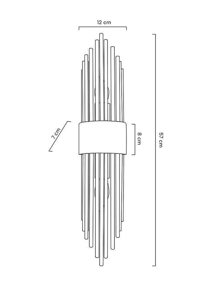 lampă de perete Amanda aurieMobCenter