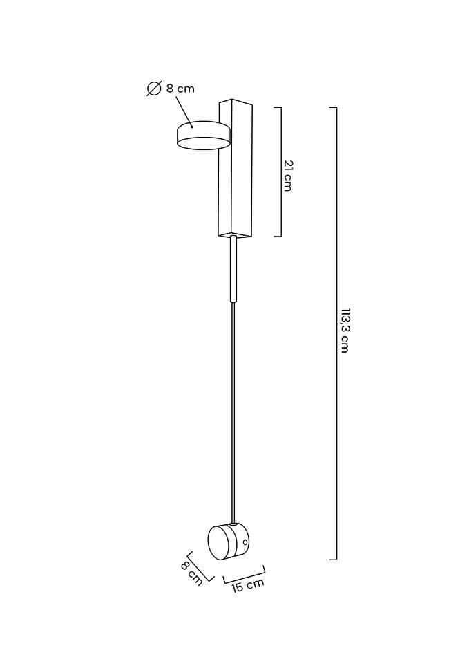 lampă de perete Clarid Gold aurMobCenter